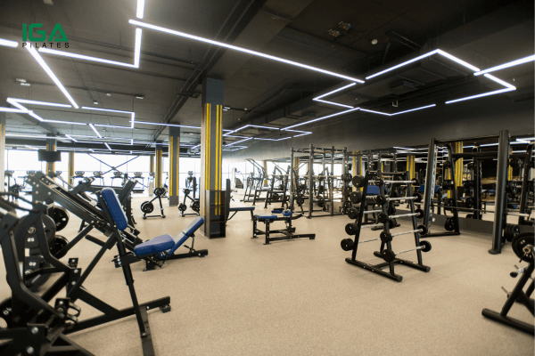 setup phòng gym tiêu chuẩn