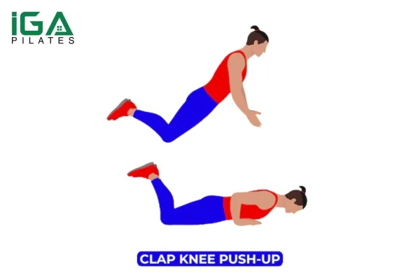 Minh họa động tác Clapping Knee Up