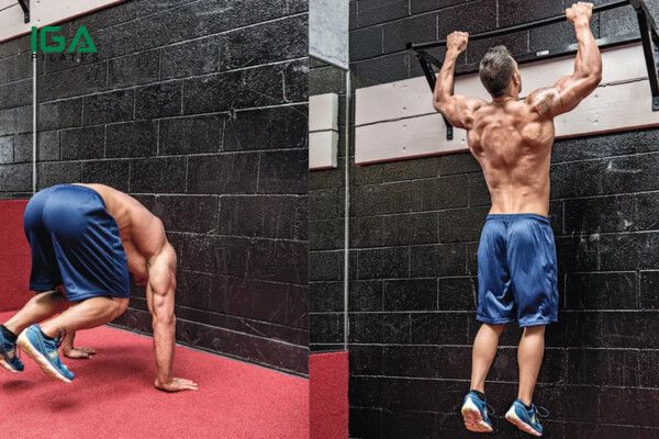 Burpee Pull-ups là bài tập HIIT Cardio kết hợp chuỗi động tác của Burpees với một lần kéo xà