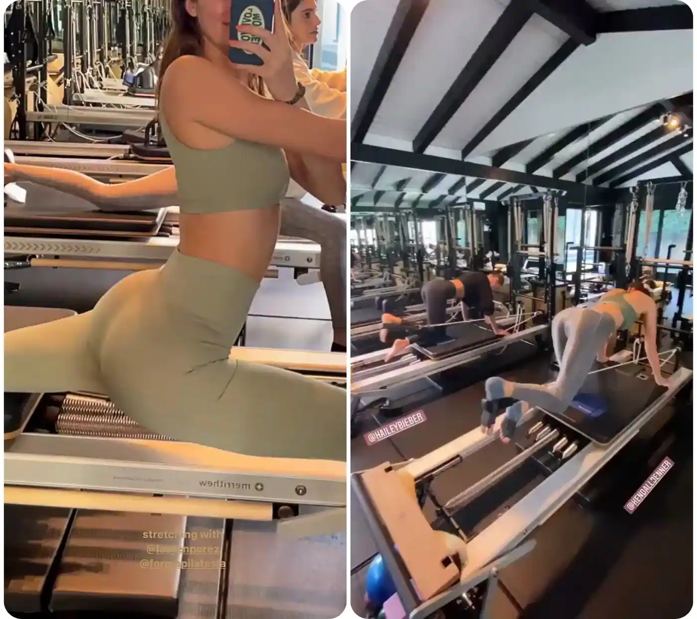 Kendall tập Pilates