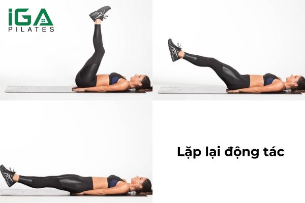 Các bước thực hiện động tác Leg Raise