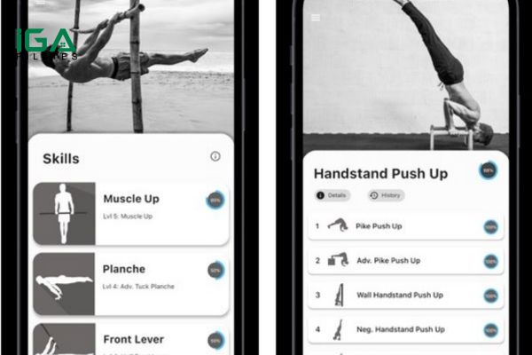 App tập calisthenics miễn phí Thenics Thenics