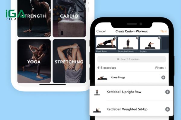 App tập calisthenics miễn phí Sworkit Fitness – Workouts