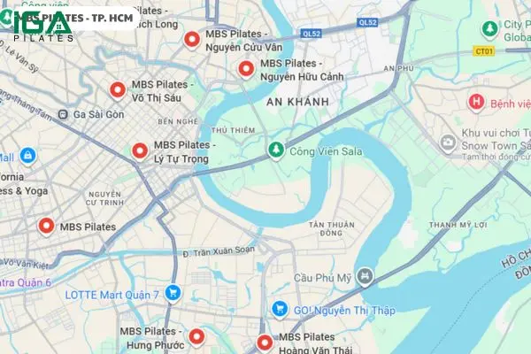 Giá tập MBS Pilates với Hố Chí Minh
