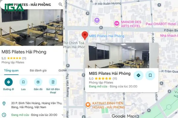 Giá tập Pilates MBS với Hải Phòng