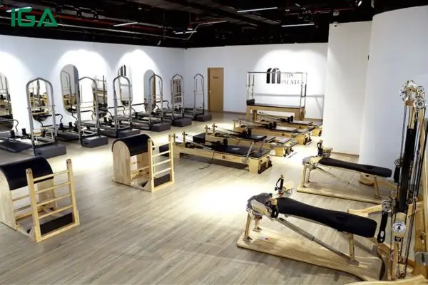 Không gian tập luyện tại MBS Pilates