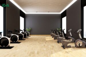 phòng tập Gym ở nông thôn