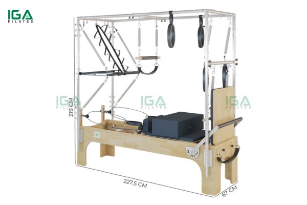 Máy tập Pilates Caformer với những cấu tạo đơn giản
