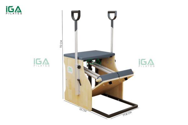 Pilates Wunda Chair khung kim loại 12 Máy tập Wunda Chair khung kim loại chia sẻ về thông số kỹ thuật