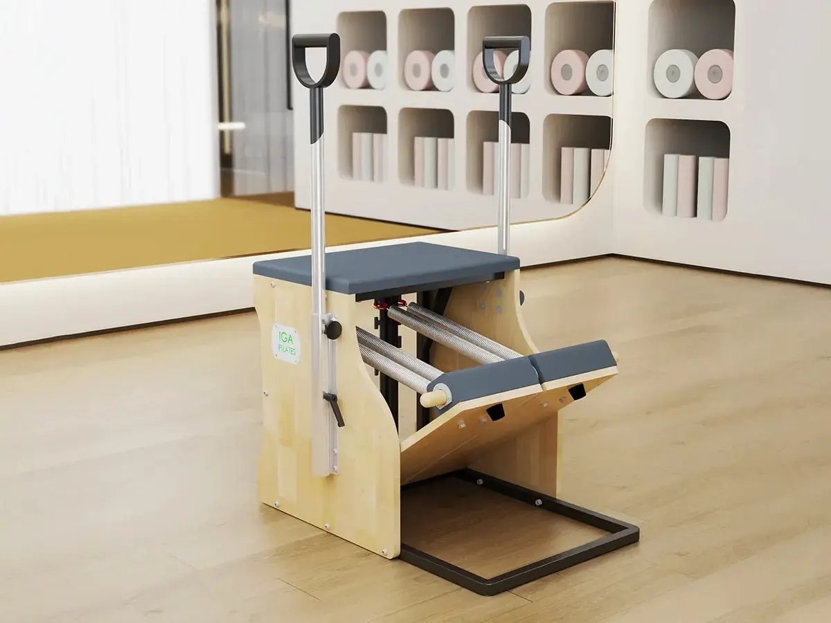 Pilates Wunda Chair khung kim loại 8 Pilates Wunda Chair khung kim loại với tay cầm chắc chắn
