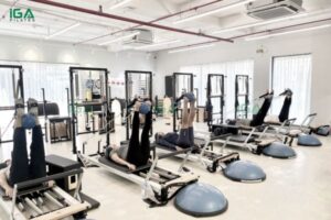 Không gian tập luyện được tối ưu để mang lại cảm giác rộng rãi và dễ chịu cho học viên
