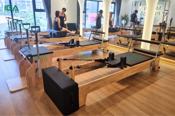 IGA Pilates bàn giao thiết bị cho phòng tập mới tại Duy Tân, Cầu Giấy 5 Thiết bị IGA sẵn sàng vận hành trong một phòng tập Pilates chuyên nghiệp tại Hà Nội