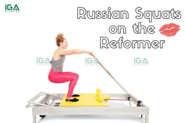 Hướng dẫn thực hiện bài tập Pilates Russian Squats trên Reformer 2 Khi tập luyện đều đặn người tập cảm nhận được sự phát triển đồng đều ở cơ chân và cơ mông