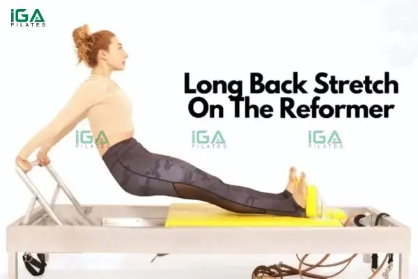 Pilates Tendon Stretch trên Reformer giúp tăng cường sức mạnh toàn diện cho đôi chân